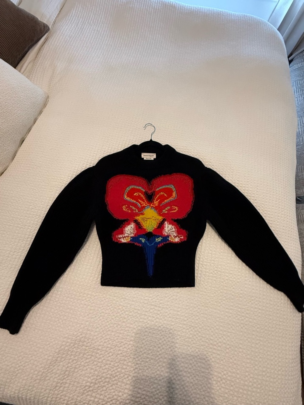 Alexander McQueen Black Crewneck Sweater